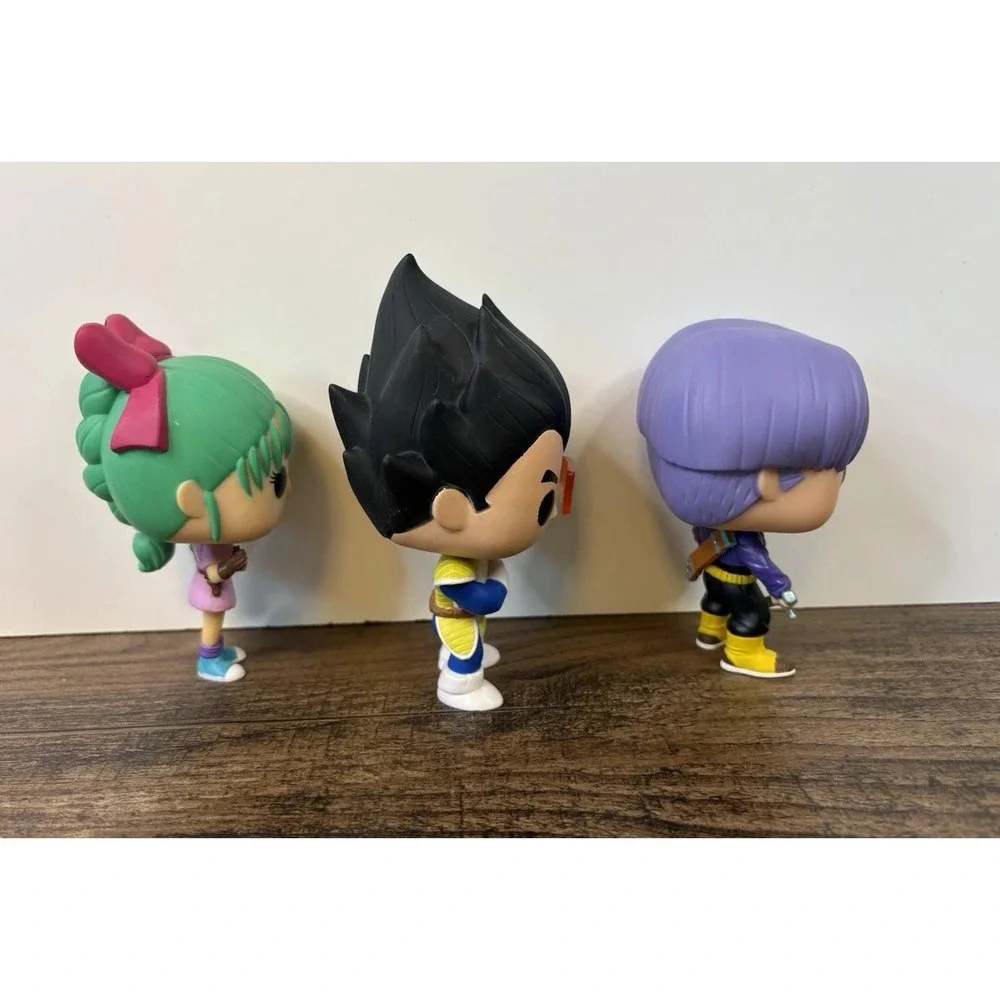 Funko Pop! Dragon Ball Vinyl Figure Lot Bulma Trunks Vegeta